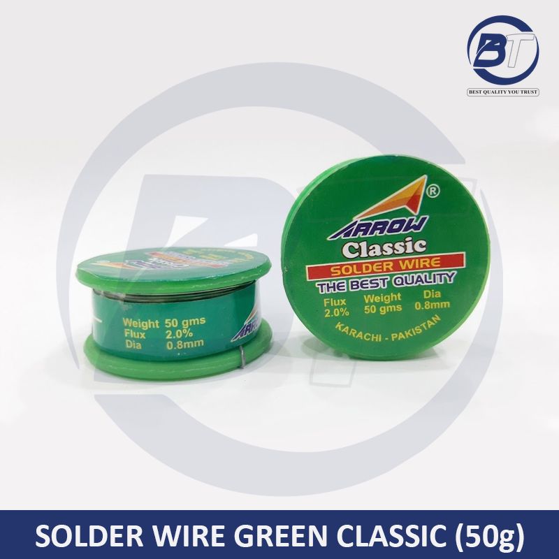 SOLDER WIRE GREEN CLASSIC 50G
