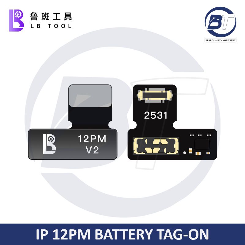IP 12PM BATTERY TAG/ON BLB