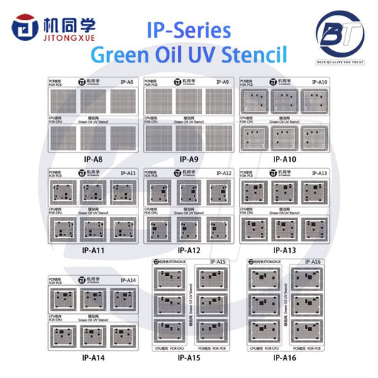 JTX IPHONE SERIES (10MODELS) UV STENCIL
