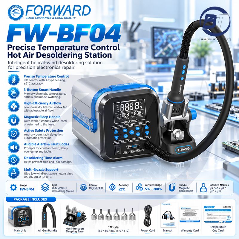 FW BF04 HELICAL WIND DESOLDERING STATION
