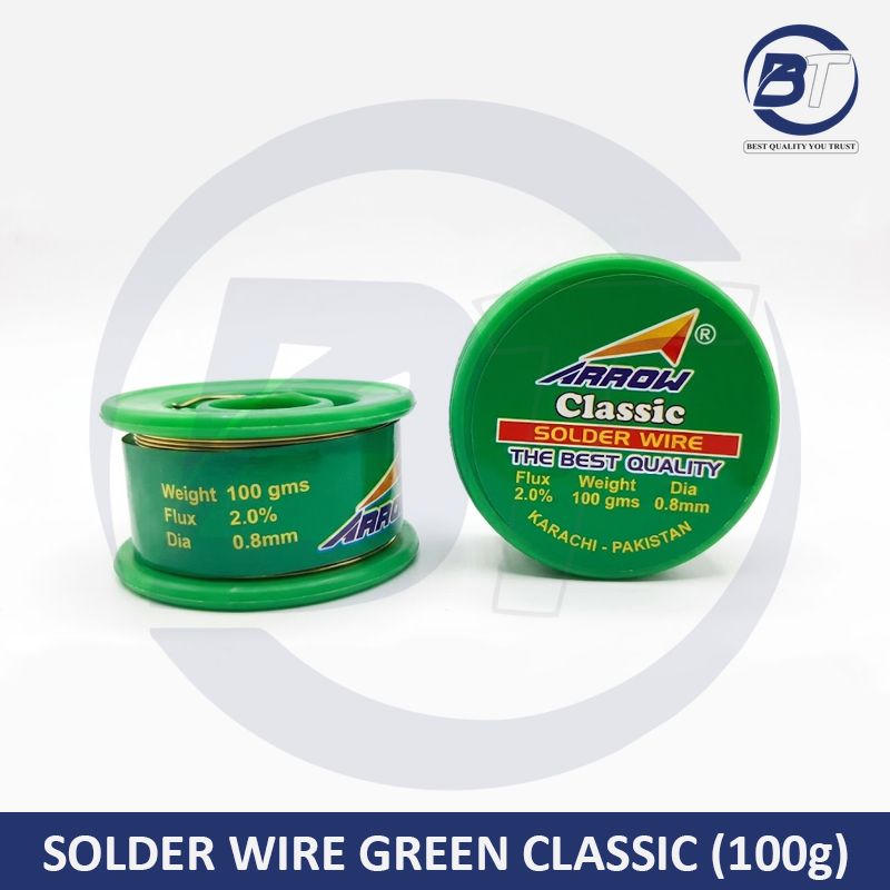 SOLDER WIRE GREEN CLASSIC 100G