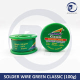 SOLDER WIRE GREEN CLASSIC 100G