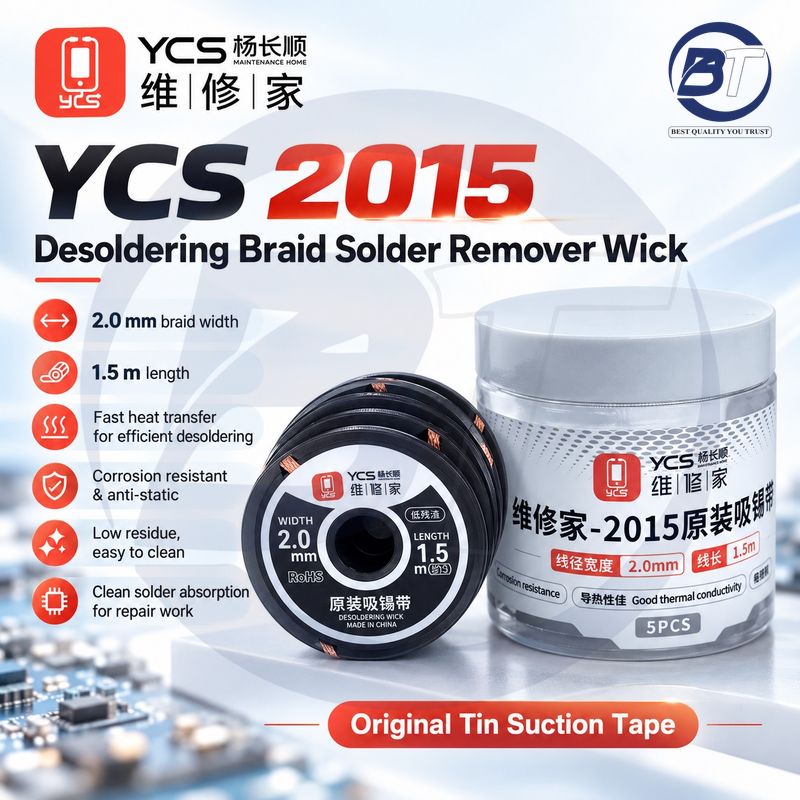 YCS 2015 DESOLDERING WICK WIRE (5PCS)
