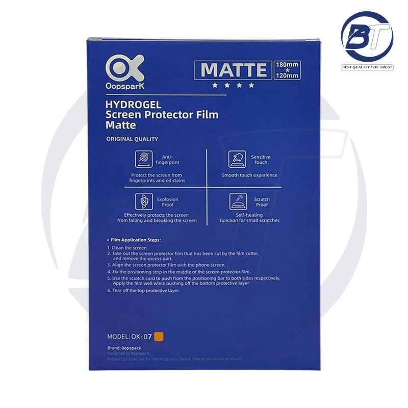 OK 07 MATTE EXPLOSION PROOF (50PCS)