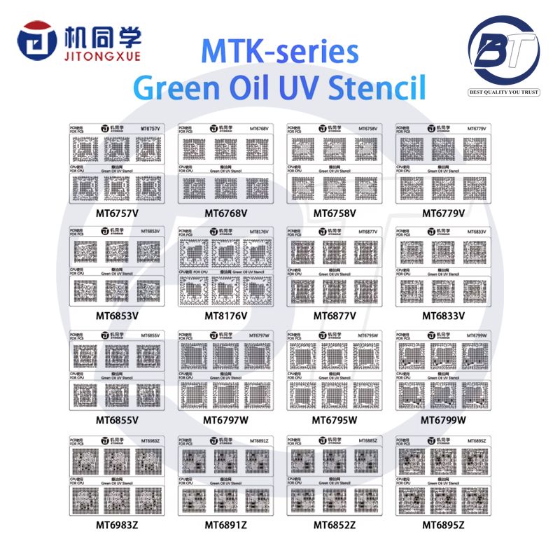 JTX MTK SERIES (16MODELS) UV STENCIL
