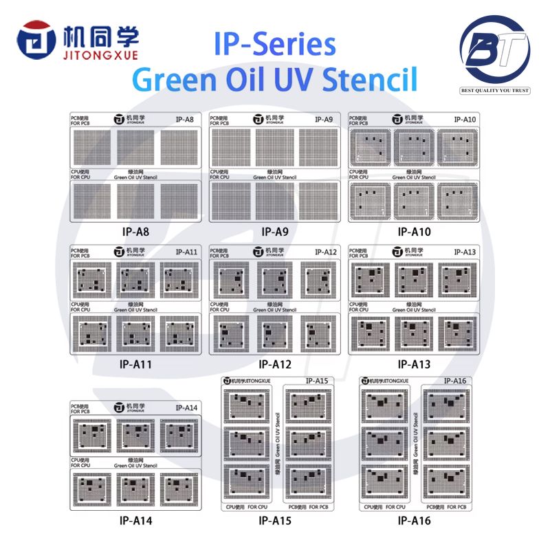 JTX IPHONE SERIES (10MODELS) UV STENCIL