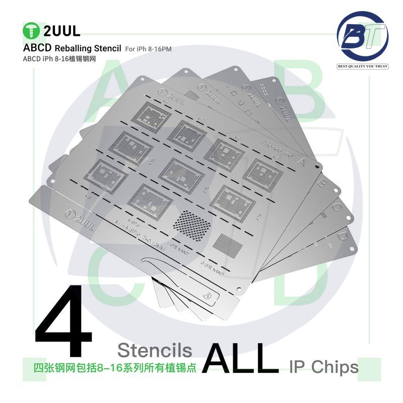 2UUL BG01 IP 8-16PM STENCIL (4PCS)