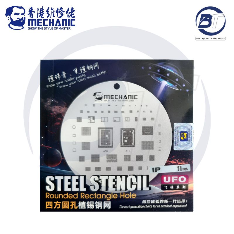 MEC IP 17 UFO STEEL STENCILS