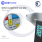 MIJING FX-02 0.02MM/100M SILVER FLYING WIRE