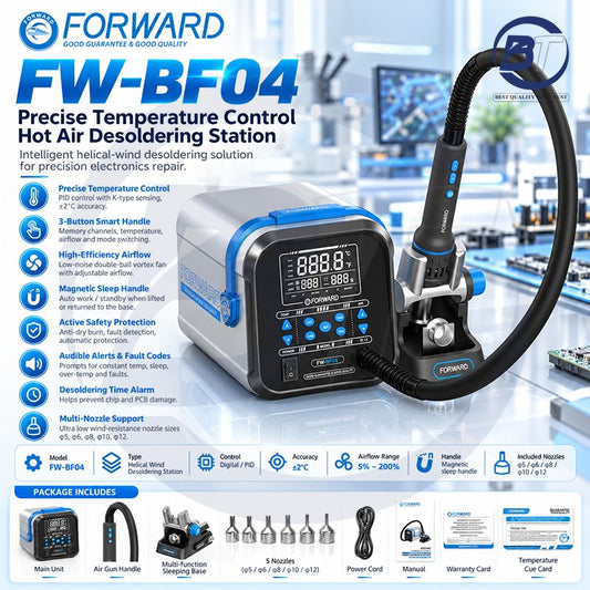 FW BF04 HELICAL WIND DESOLDERING STATION