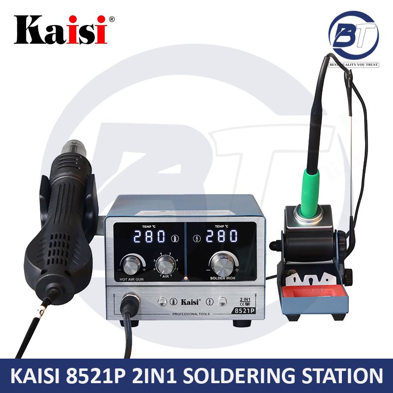 KAISI 8521P 2 IN 1 SOLDERING STATION