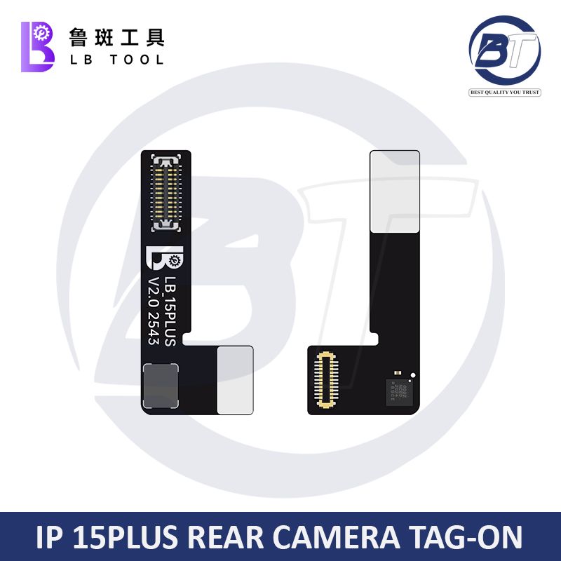 IP 15PLUS REAR CAMERA CABLE TAG ON