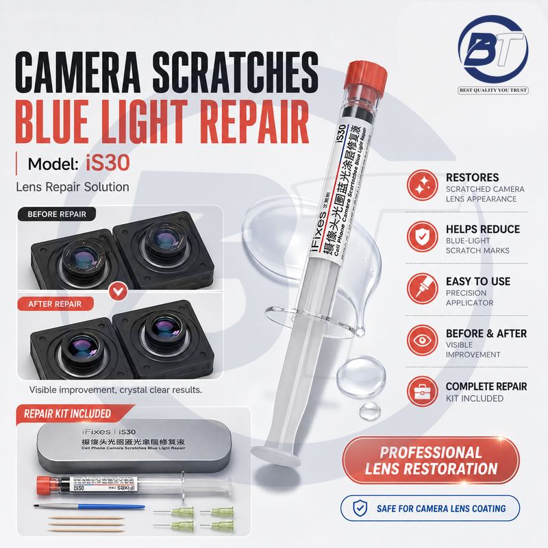 IFIXES iS30 CAMERA SCRATCHES BLUE LIGHT REPAIR