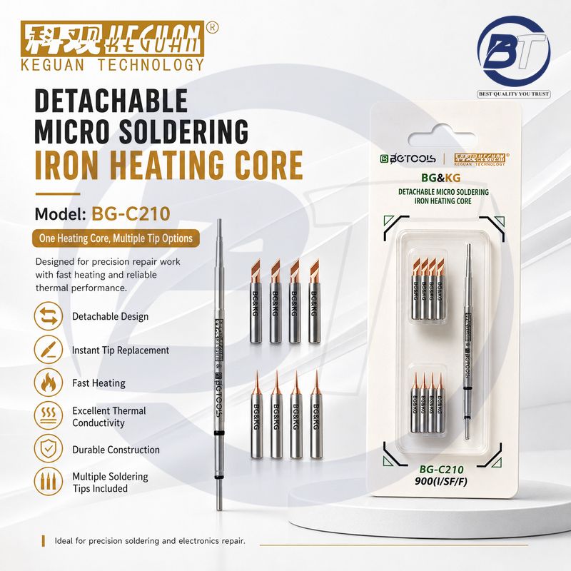 KG BG-C210 DETACHABLE MICRO SOLDERING IRON BIT
