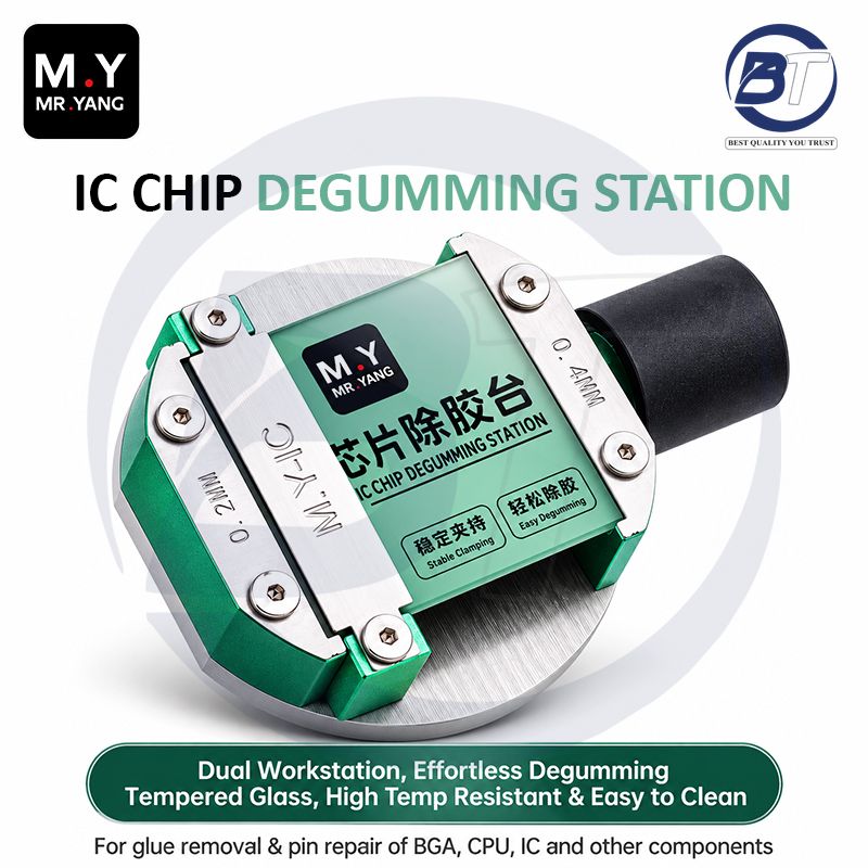 M.Y ADJUSTABLE IC CHIP DEGUMMING STATION
