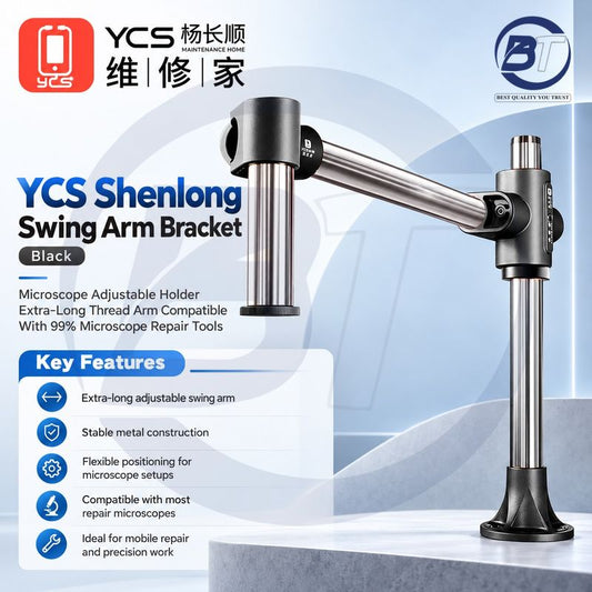YCS SHENLONG SWING ARM BRACKET (BLACK)