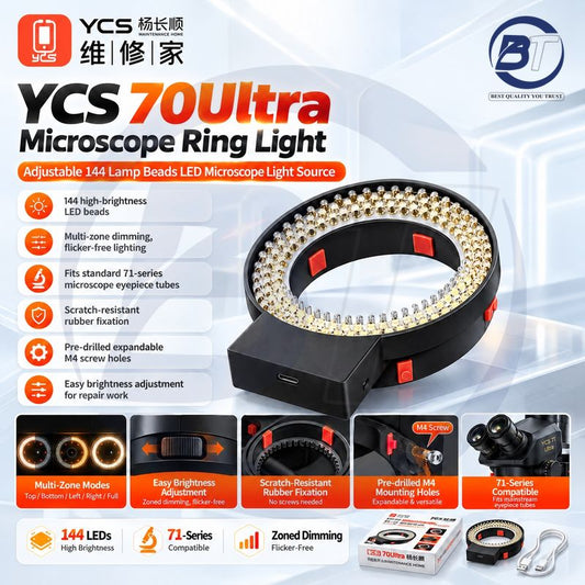 YCS 70ULTRA MICROSCOPE RING LIGHT